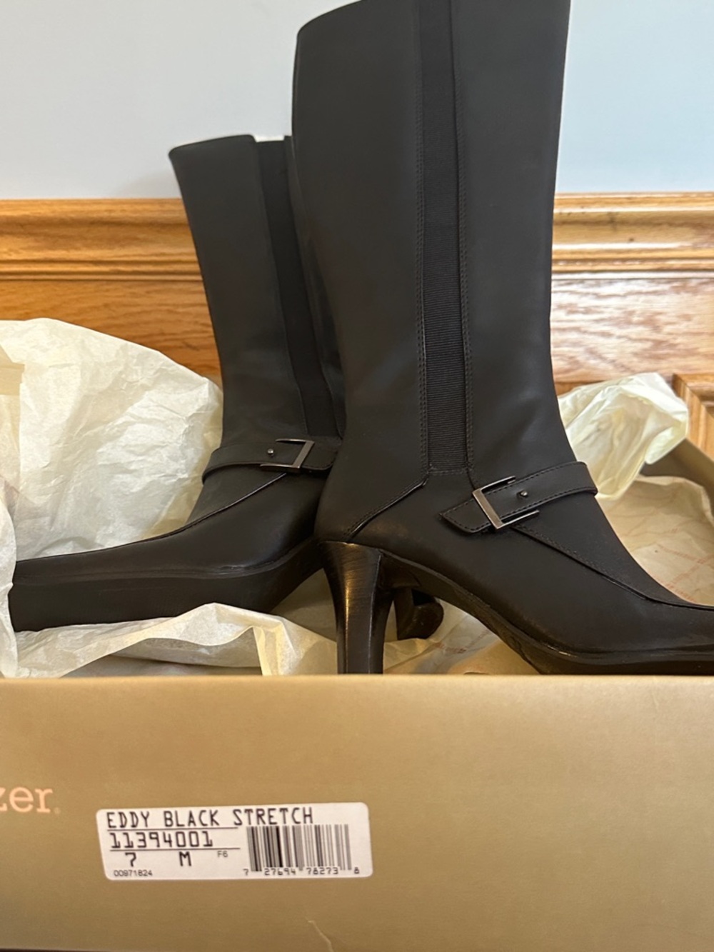 New Naturalizer Eddy Black Stretch Boots